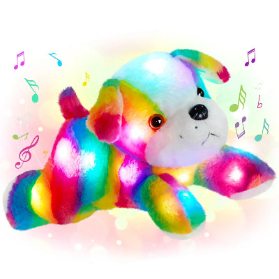 Peluche Veilleuse-|DoogyLED|-Arc-en-ciel