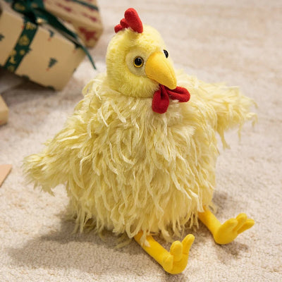 Peluche animaux-|Cocotte|-Jaune