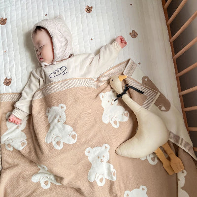 Peluche bebe-|LaPetiteFerme|-Oie blanche
