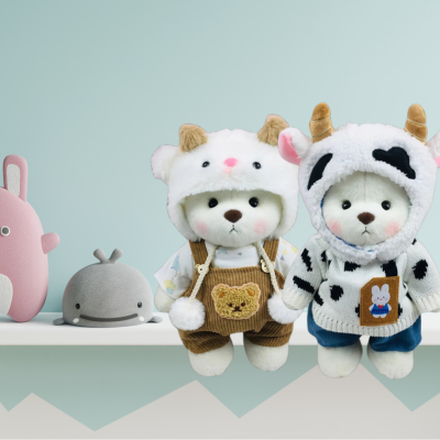 Peluche bebe-|MINISO|- Ami