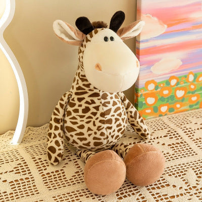 Peluche girafe-|Gisèle|-Rondelette