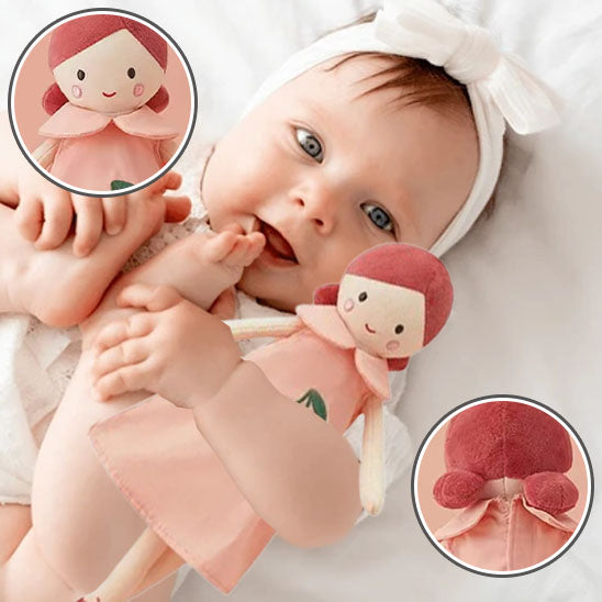 Peluche pour bébé- |LesPetitesDolly|- Stimulation des sens