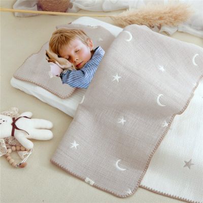 Plaid bebe coton biologique | Corps célestes multifonctionnels