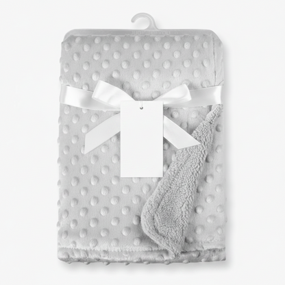 Plaid bebe thermique doublé | BubbleBlanket™ – Gris