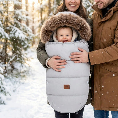 Poussette Chancelière 0-24 M |MaisonBébé™ Gris Argenté