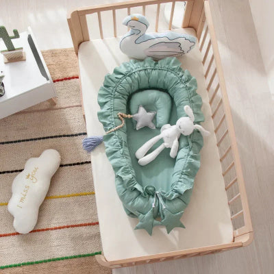 Réducteur de lit bébé - NidD'ange™- Vert