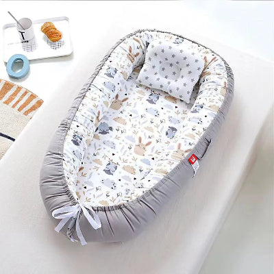 Réducteur de lit bébé - NidPortableBébé™- Chouettes