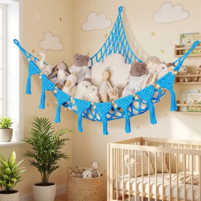 Rangement suspendu hamac jumbo | PlushBed™ – Un compagnon partout