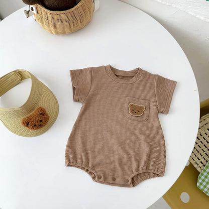Body manche courte bebe-|UNITY|- Ourson