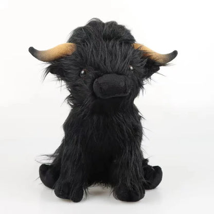 Peluche bebe-|George|-Vache Highlands