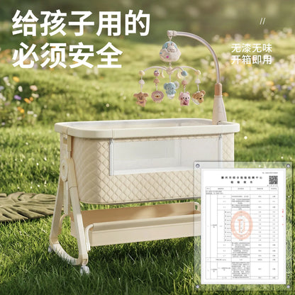 Lit bébé Babyfond amovible, multifonctionnel, pliable, portable, table à langer, lit pour nouveau-né, lit d'appoint