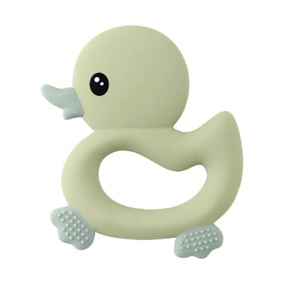 Anneau de dentition bebe-|TeWindsor|-Canard Gris