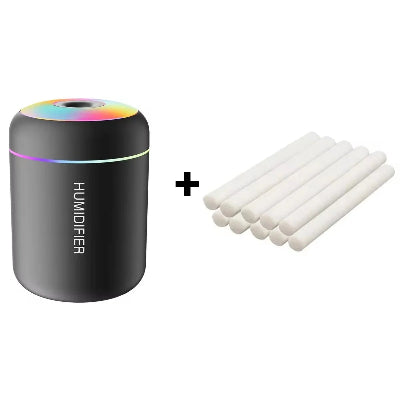 Humidificateur d air chambre-|HUMIDIFIER|- Noir