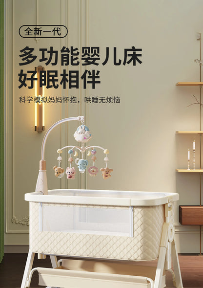 Lit bébé Babyfond amovible, multifonctionnel, pliable, portable, table à langer, lit pour nouveau-né, lit d'appoint