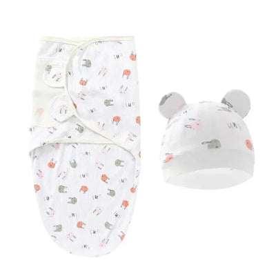 Couverture emmaillotage-|LangeBébé|-:Lapin