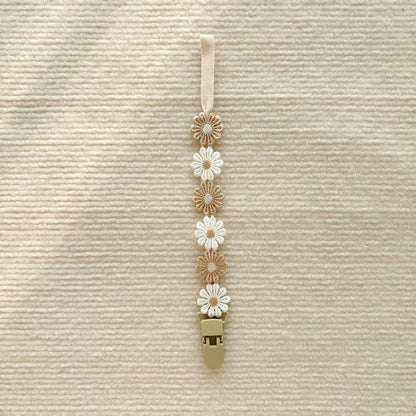 Attache sucette - |Petite Daisy| - Marguerites