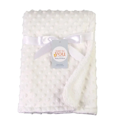 Couverture bébé-|BubbleBlanket|-Blanche