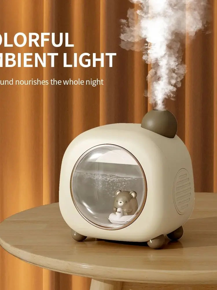 Kasydoff Petit Humidificateur Portable, Petits Humidificateurs de 1500 ml pour Chambre de Bébé, Bureau Personnel USB 1800 mAh pour Voyage