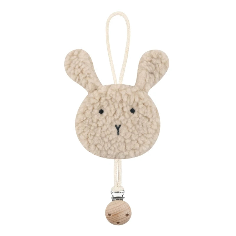 Attache sucette-|BabyPlush|-Pendentif-Beige