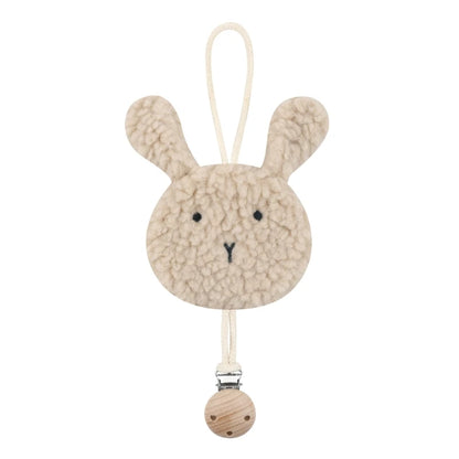 Attache sucette-|BabyPlush|-Pendentif-Beige