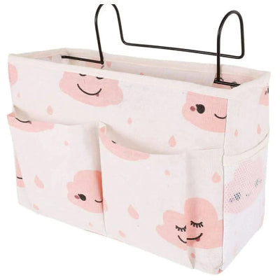 Organisateur de lit bébé-|HangingBag|-Multifonctionnel-rose