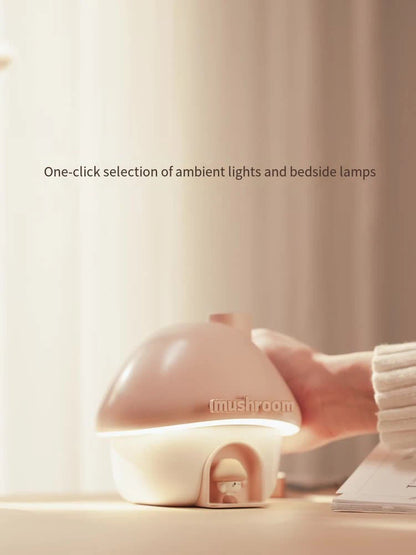 Humidificateur d'air de dessin animé 300ml, Mini diffuseur d'arôme d'huile essentielle, éclairage coloré, humidificateur ultrasonique mignon pour maison de champignon