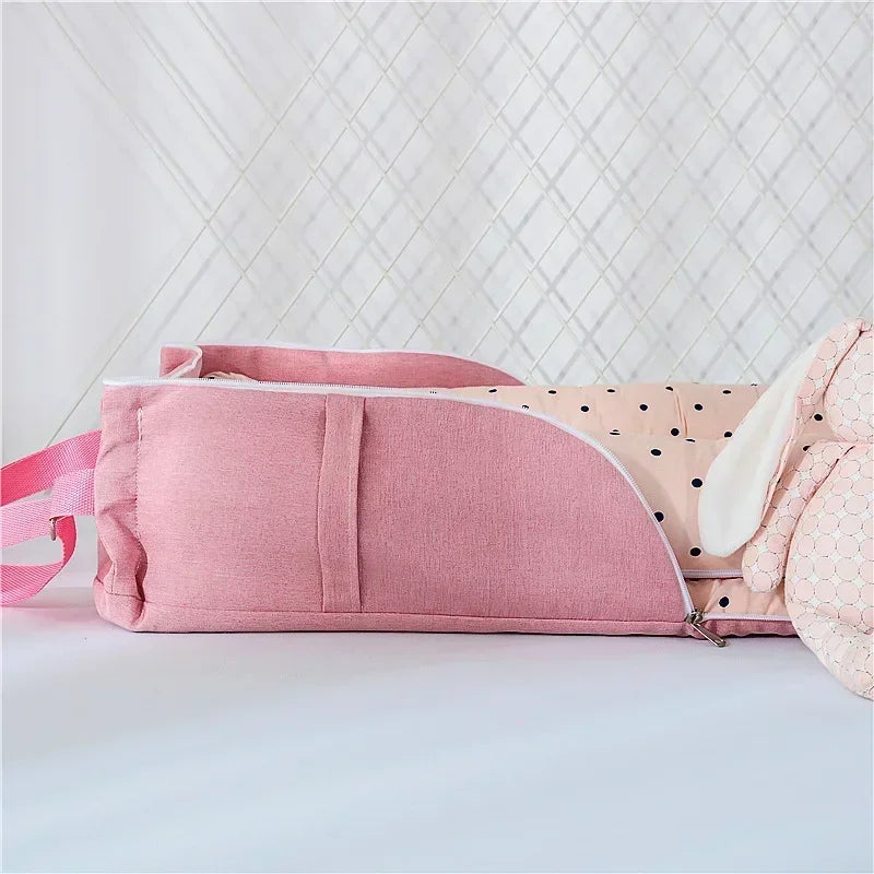 Nid bebe-|ChaiseLongue|- Picotée Rose