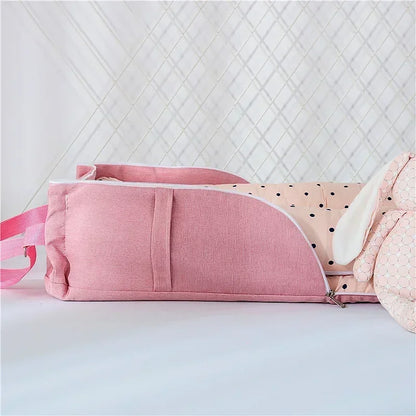 Nid bebe-|ChaiseLongue|- Picotée Rose
