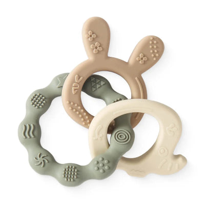 Anneau de dentition bebe-|StoreMaman|-Lapin Gris