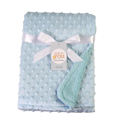 Couverture bébé-|BubbleBlanket|-Bleu