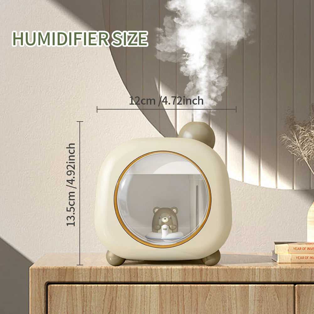 Kasydoff Petit Humidificateur Portable, Petits Humidificateurs de 1500 ml pour Chambre de Bébé, Bureau Personnel USB 1800 mAh pour Voyage