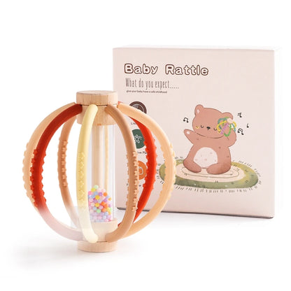 Anneau dentition bebe - |BabyRatlle|- Sphère rouge
