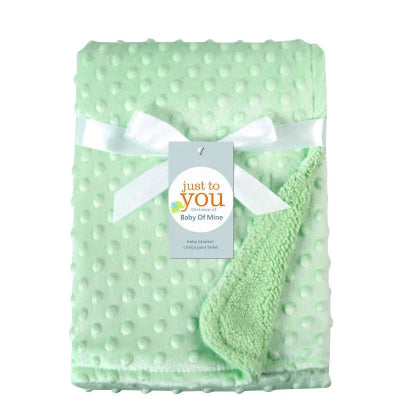 Couverture bébé-|BubbleBlanket|-Verte
