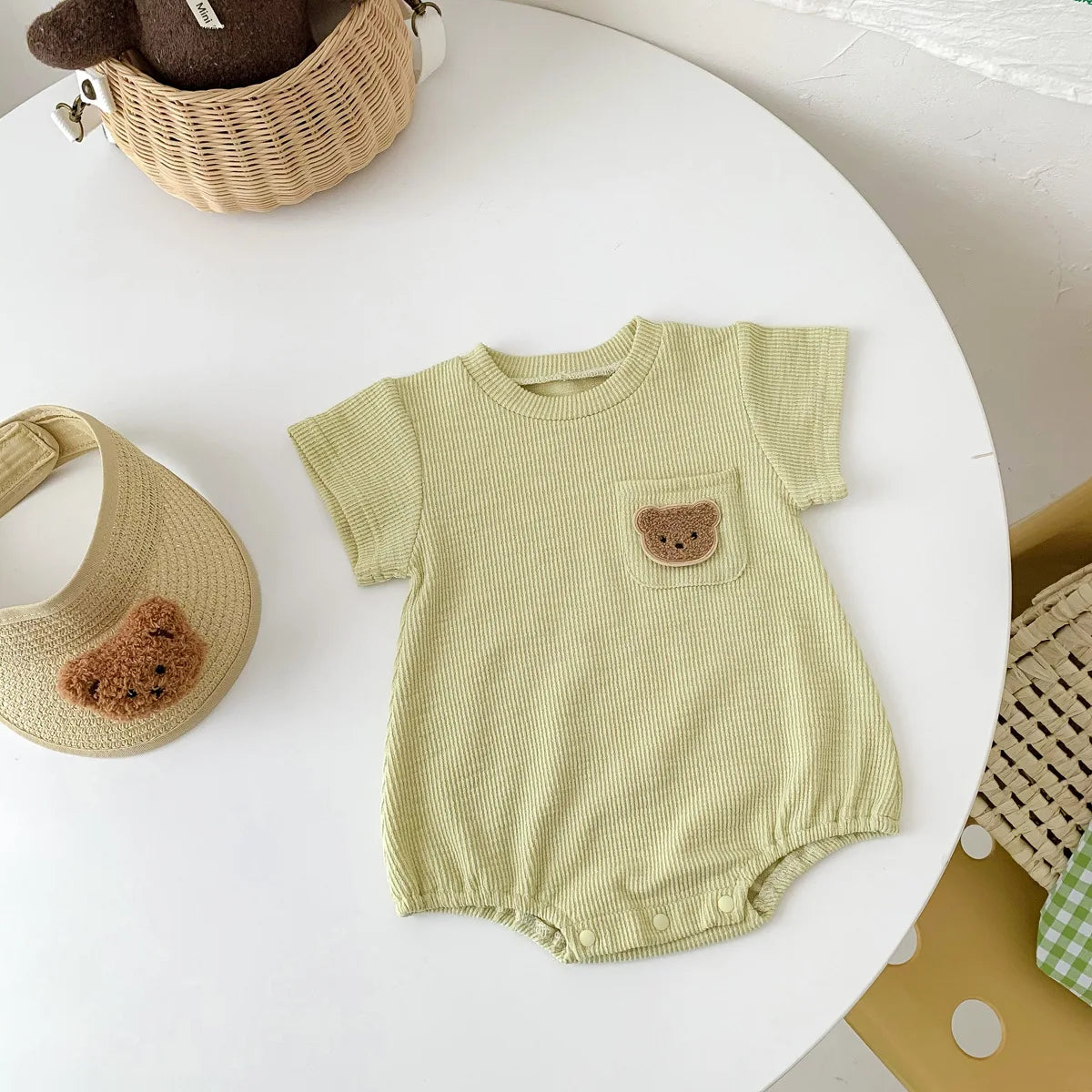 Body manche courte bebe-|UNITY|- Ourson