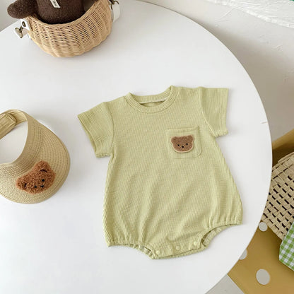 Body manche courte bebe-|UNITY|- Ourson