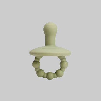 Sucette Bébé Silicone Souple avec Chainette | DodoZen™ vert