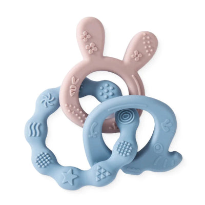 Anneau de dentition bebe-|StoreMaman|-Lapin Bleu