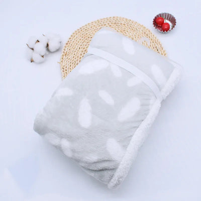 Couverture emmaillotage |TheWinterblanket|-Géométrique gris