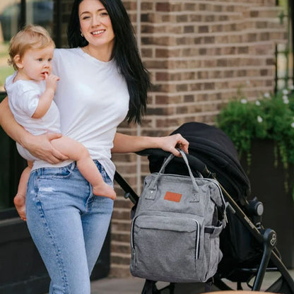 Sac à dos à Langer Multifonction | NomadeParent™ compartimenté