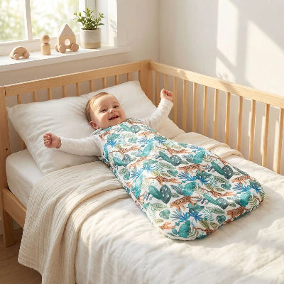 Sac de couchage bébé Petit Ange™ Jungle bébé heureux au réveil