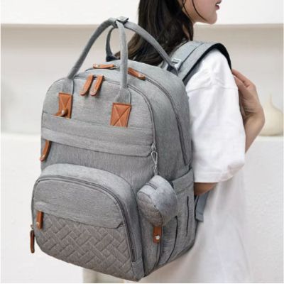Sac à dos à langer imperméable | DADO™ – Allié de sorties – Gris