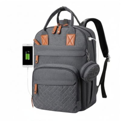 Sac à dos à langer imperméable | DADO™ – Gris