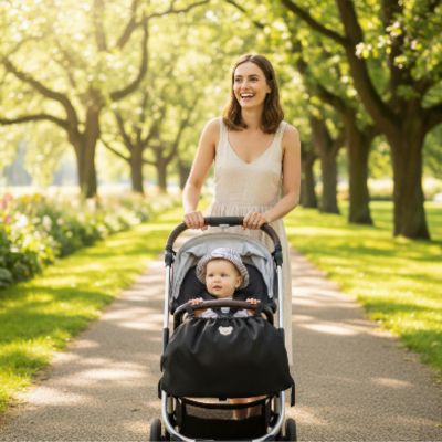 Sac organisateur de poussette | MomieBag™ – Sortie heureuse avec bébé