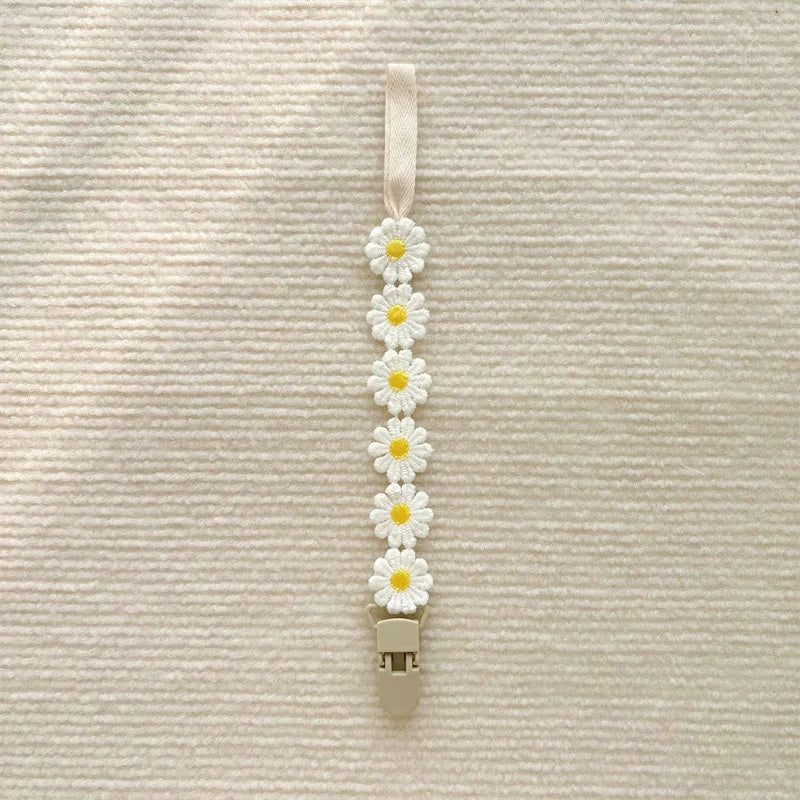 Attache sucette - |Petite Daisy| - Marguerites