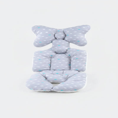 Réducteur de siège bébé ergonomique pour poussette – univers marin gris