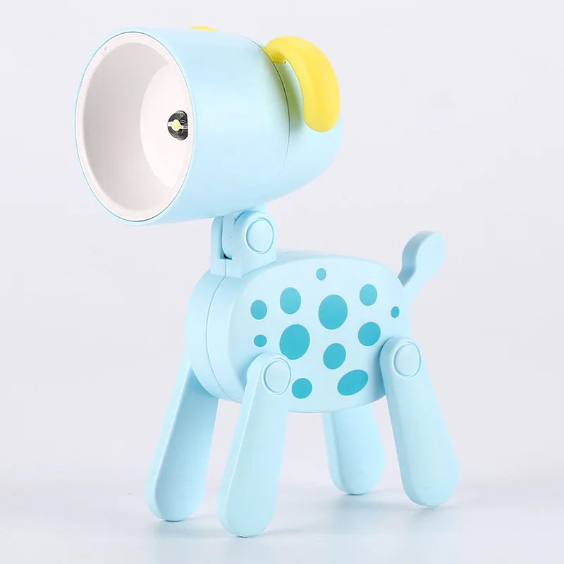 Veilleuse pour bebe-|YEEYEE|-Chien-bleu-picoté