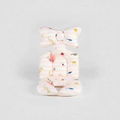 Réducteur de siège bébé rose ergonomique pour poussette – Univers marin