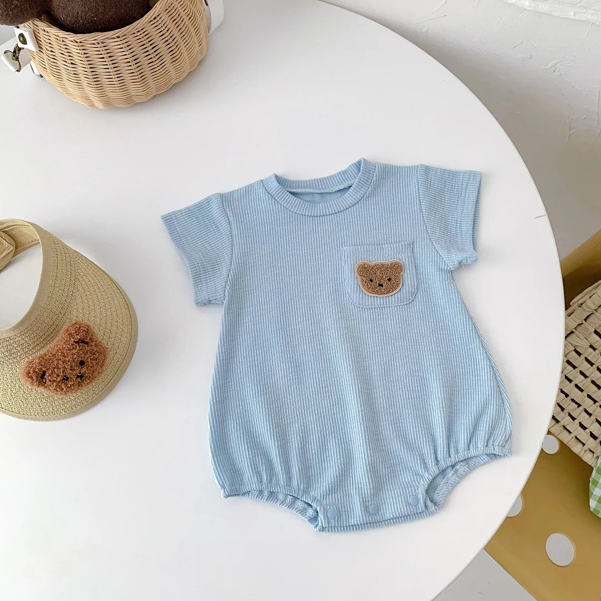 Body manche courte bebe-|UNITY|- Ourson