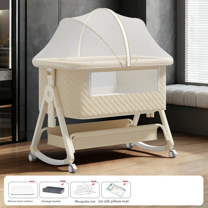 Lit bébé Babyfond amovible, multifonctionnel, pliable, portable, table à langer, lit pour nouveau-né, lit d'appoint