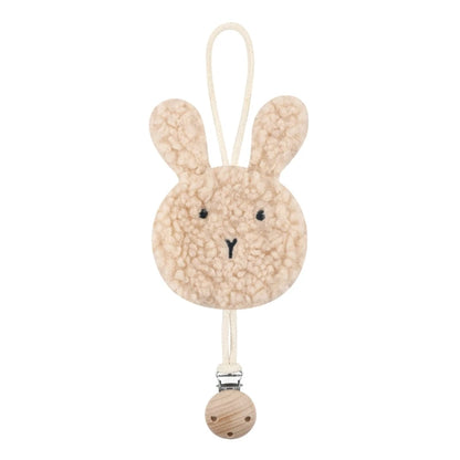 Attache sucette-|BabyPlush|-Pendentif-rose pâle